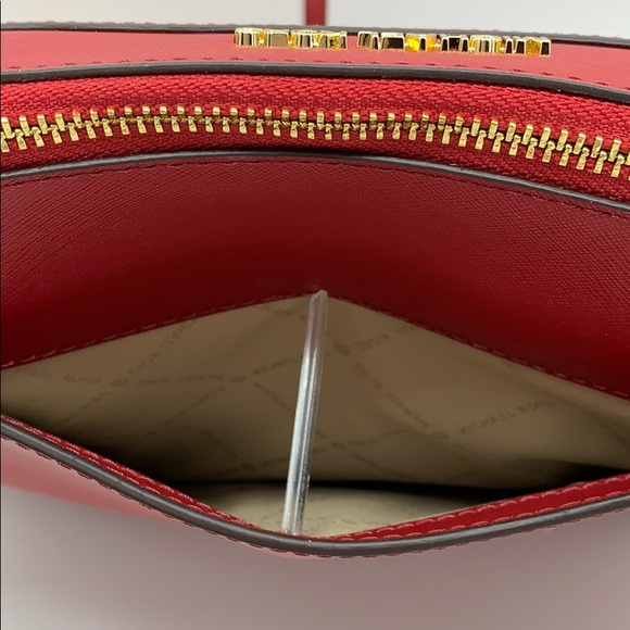 MICHAEL KORS CIARA LG TZ TOTE SCARLET 35T8GC6T9L - Picture 7 of 16